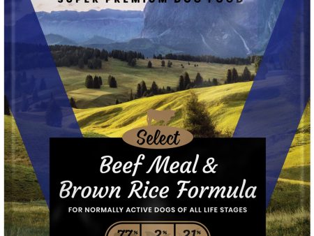 Victor Super Premium Dog Food Select Dry Dog Food Beef Meal & Brown Rice 1ea 15 lb Supply