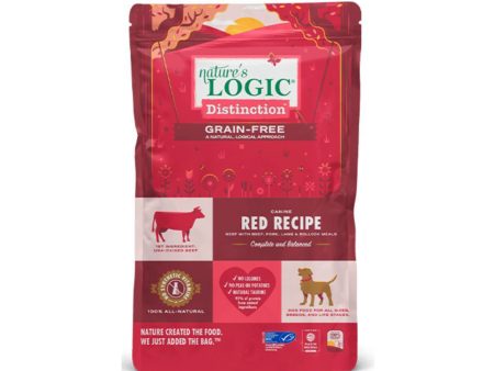 Natures Logic Dog Distinction Grain Free Red 24Lb Online now