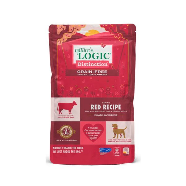 Natures Logic Dog Distinction Grain Free Red 24Lb Online now