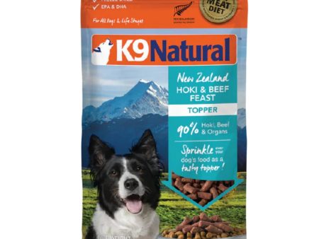 K9 Natural Dog Freeze-Dried Topper Hoki & Beef Topper 3.5oz. Sale