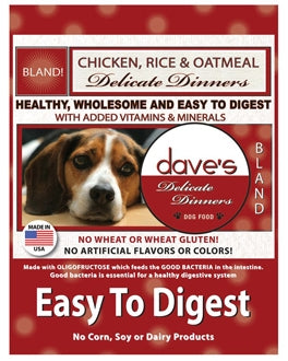 Daves Cats Delicate Dinners (easy To Digest) Chicken Meal, Rice And Oatmeal 4 Lbs Fashion