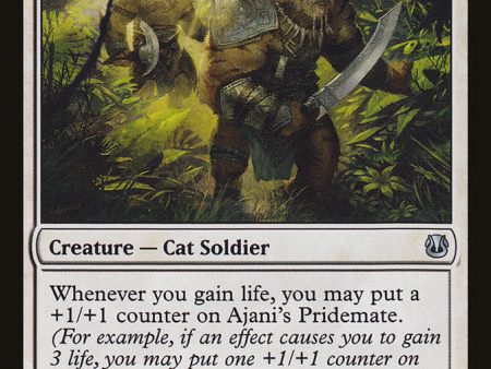 Ajani s Pridemate [Duel Decks: Ajani vs. Nicol Bolas] Online Sale