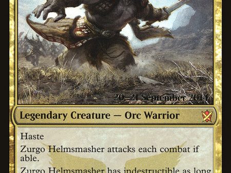 Zurgo Helmsmasher [Khans of Tarkir Prerelease Promos] Online Sale