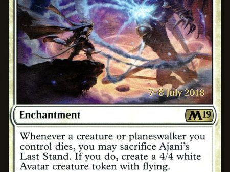 Ajani s Last Stand [Core Set 2019 Prerelease Promos] Hot on Sale