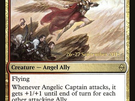 Angelic Captain [Battle for Zendikar Prerelease Promos] Online Sale