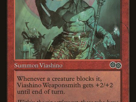 Viashino Weaponsmith [Urza s Saga] on Sale