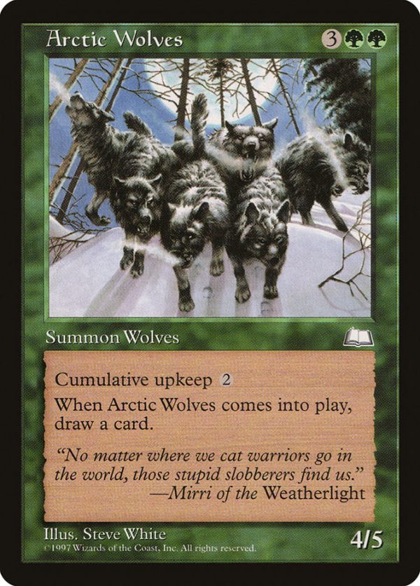 Arctic Wolves [Weatherlight] Online Hot Sale