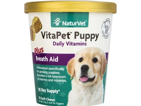 NaturVet VitaPet™ Puppy Daily Vitamins Soft Chews (70 ct) - EXPIRES May 2024 Online