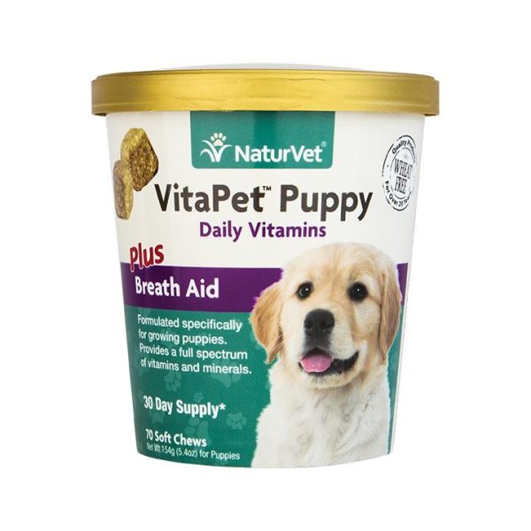 NaturVet VitaPet™ Puppy Daily Vitamins Soft Chews (70 ct) - EXPIRES May 2024 Online