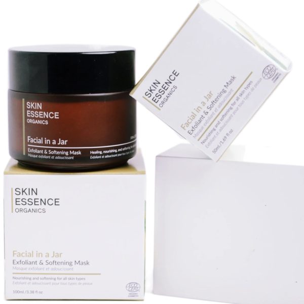 Skin Essence Organics Facial in a Jar - Exfoliant & Softening Mask (50ml 1.69 oz) Cheap