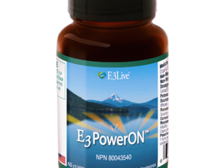 E3Live PowerON 400mg - 60 Veggie Caps Cheap