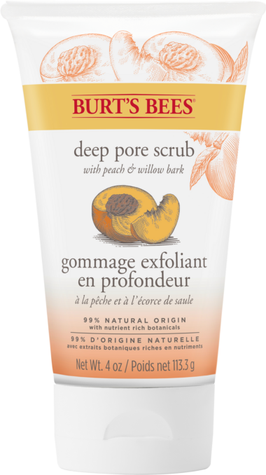 Burt s Bees Peach And Willowbark Deep Pore Scrub (110g) Discount